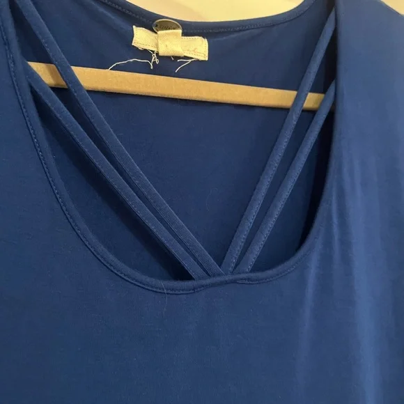 Cupio Sexy TShirt Dress in Bright Blue XL - Picture 4 of 7